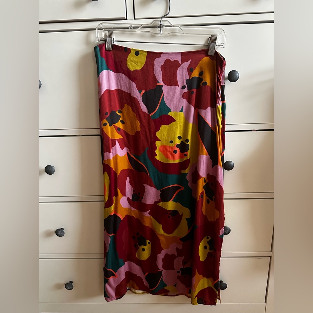 Marine Layer Floral Multicolor Skirt NWT